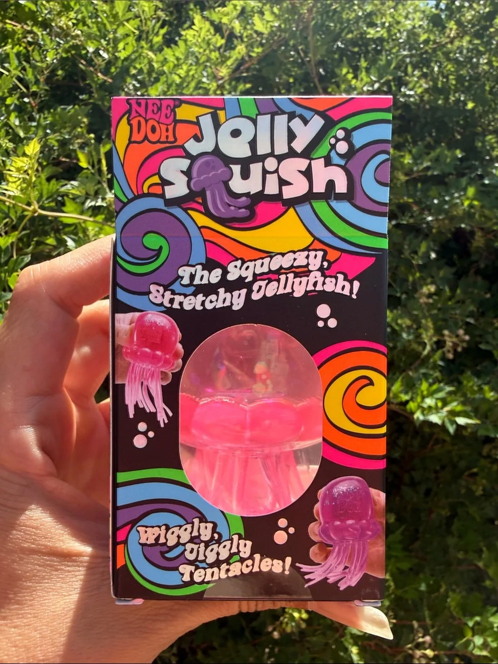 Needoh Jelly Squish Super Solid Squish Toy - Pink